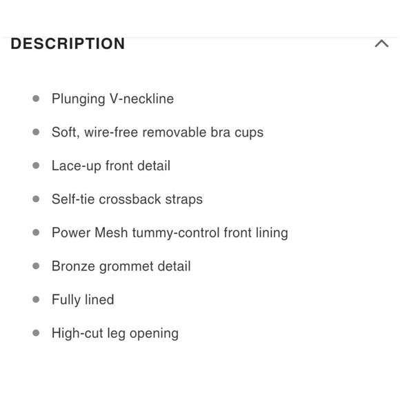 Ashley Graham Swimsuits For All Plunge Lace-Up One-Piece Bathing Suit Size 8 NWT - Picture 11 of 11